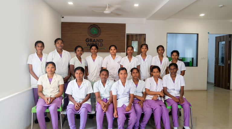 Paramedical students at Millennium Institute Pondicherry